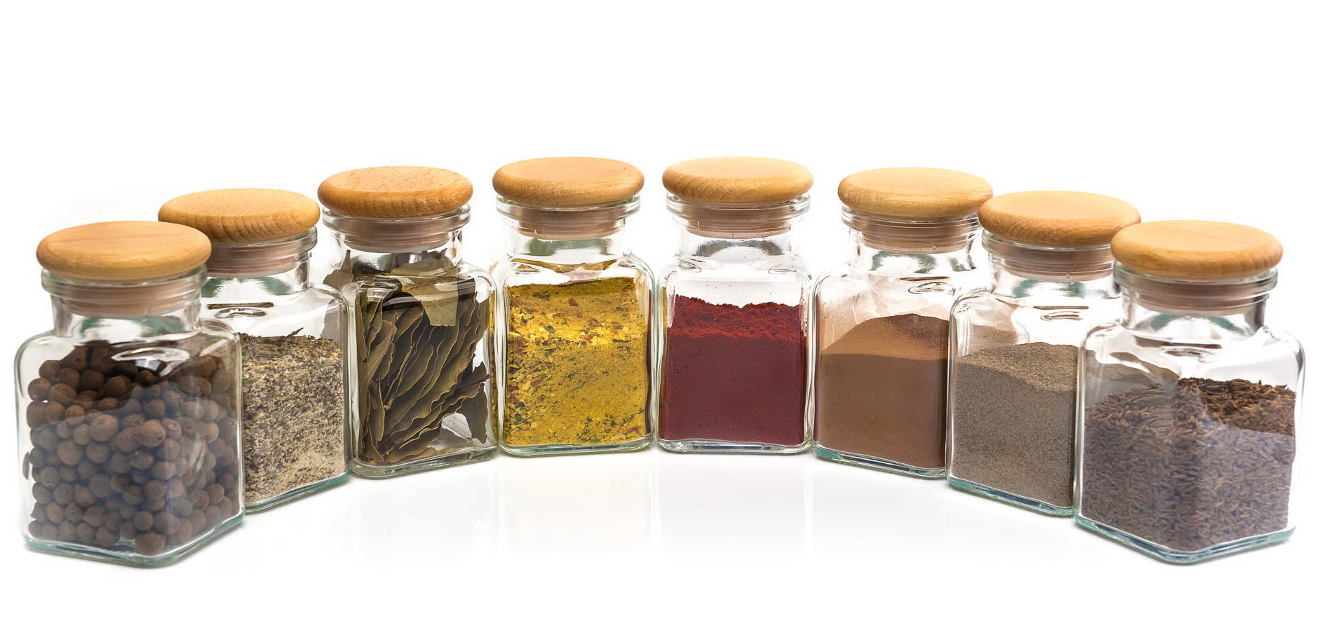 Kirrex Glass spice jars