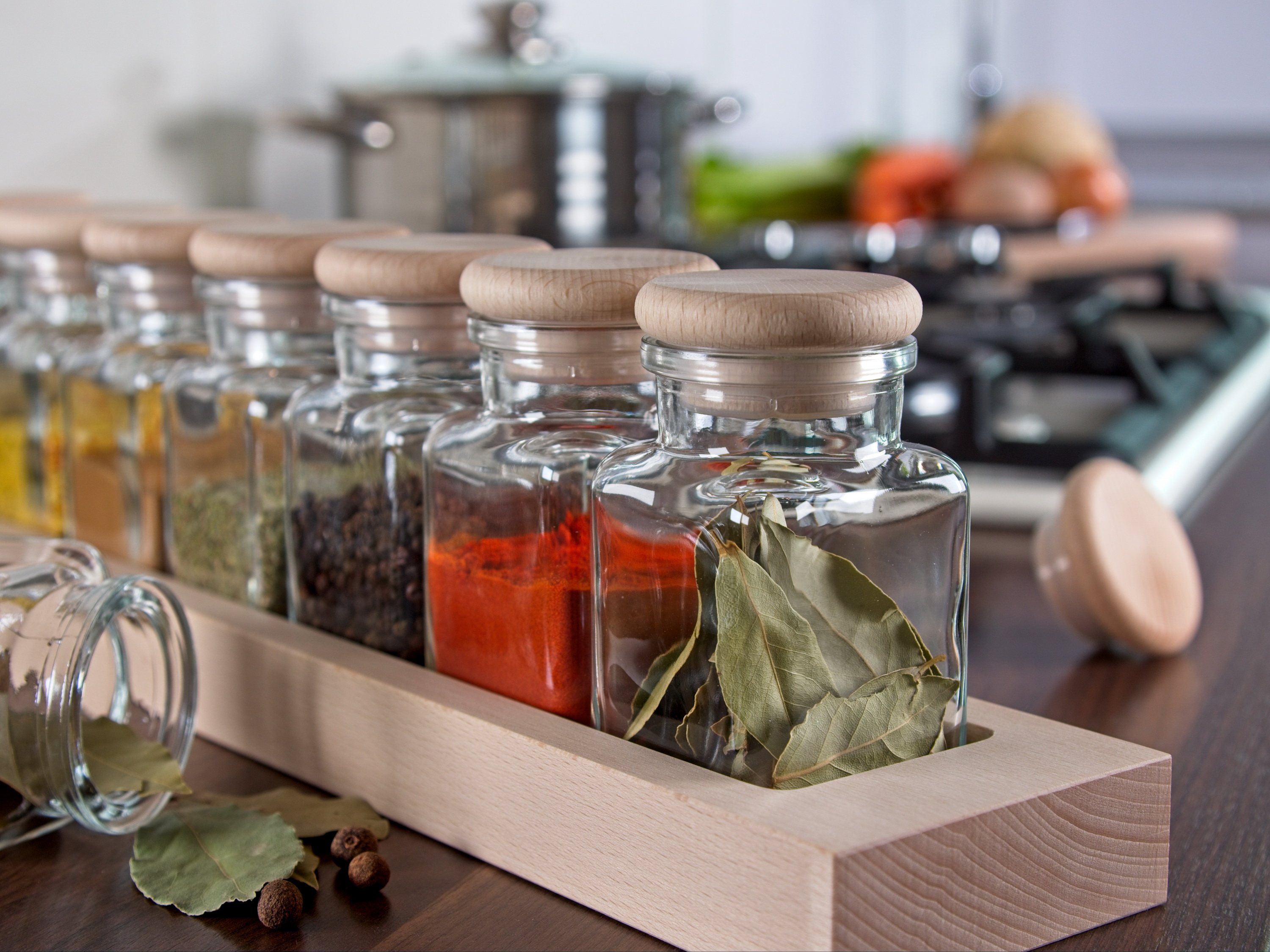 Kirrex Glass spice jars